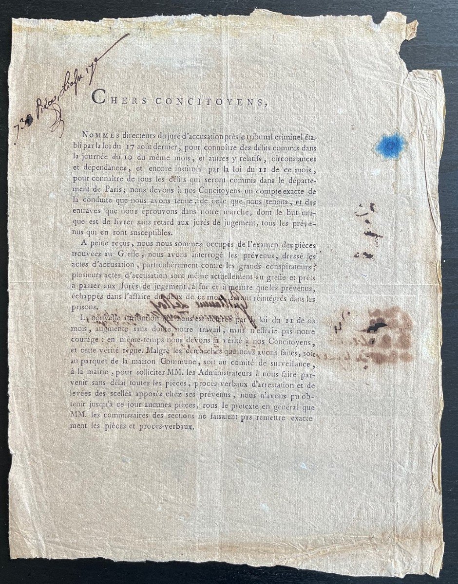 Antoine-quentin Fouquier Tinville – Signed Document - French Revolution-photo-2