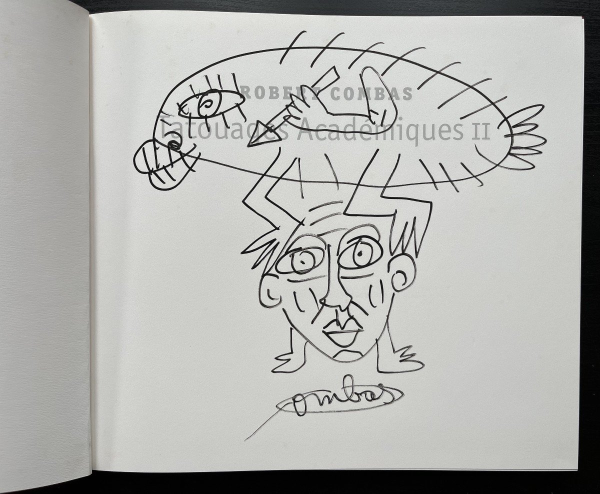 Robert Combas - Dessin Original Signé