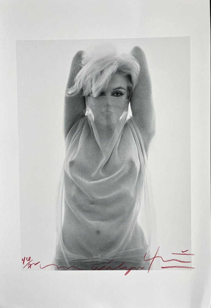 Marilyn Monroe - Photo Signée Par Bert Stern