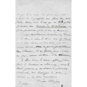 Victor Hugo – Lettre Autographe Signée