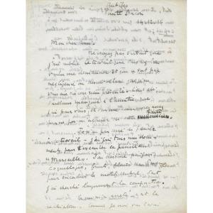 Paul Signac - Signed Autograph Letter