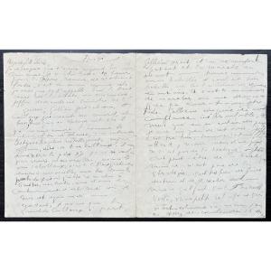 Guillaume Apollinaire – Lettre Autographe Signée à Lou