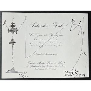 Salvador Dali - Dessin Original Signé