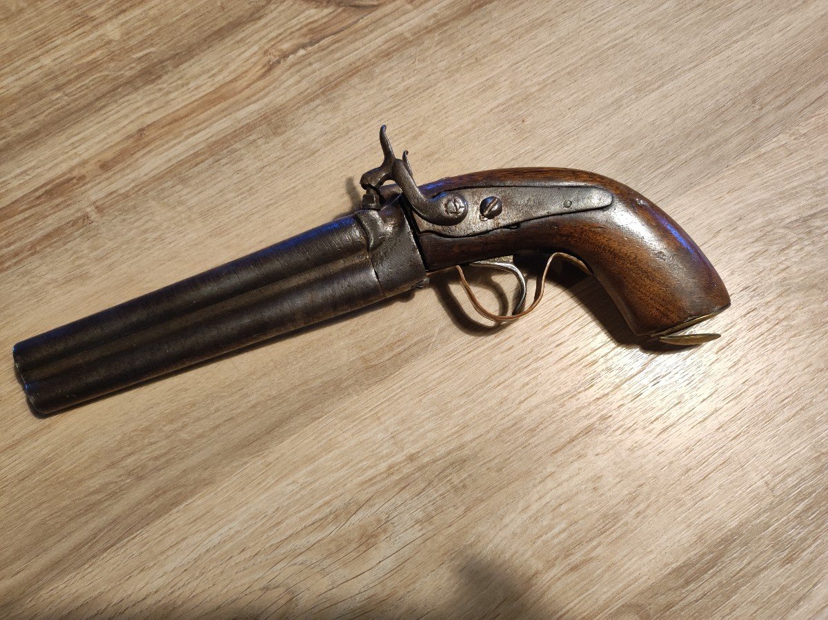 Pistolet Civil Sur Le Mle 1855 Officier état Major -photo-5