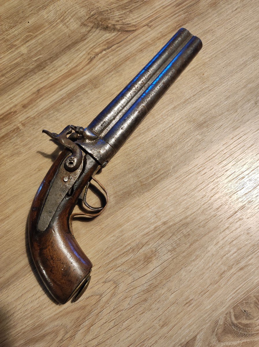 Pistolet Civil Sur Le Mle 1855 Officier état Major 