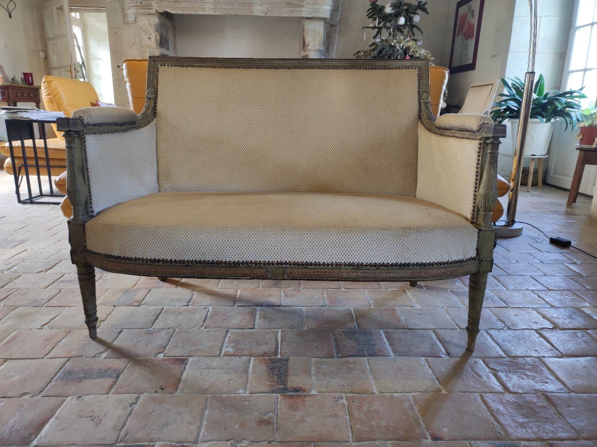 Louis XVI/directory Bench -photo-2