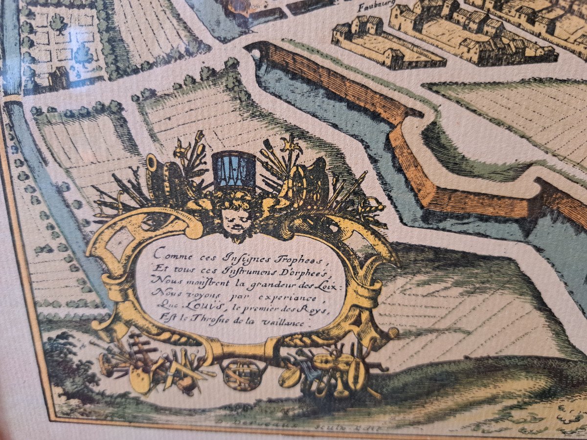 Paris En 1630 – Carte De La Ville De Paris D’après Melchior Tavernier-photo-2