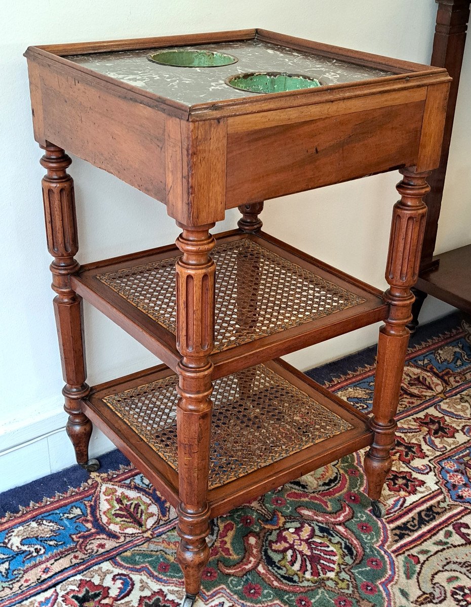 19th Century Walnut Cooler Table-photo-3