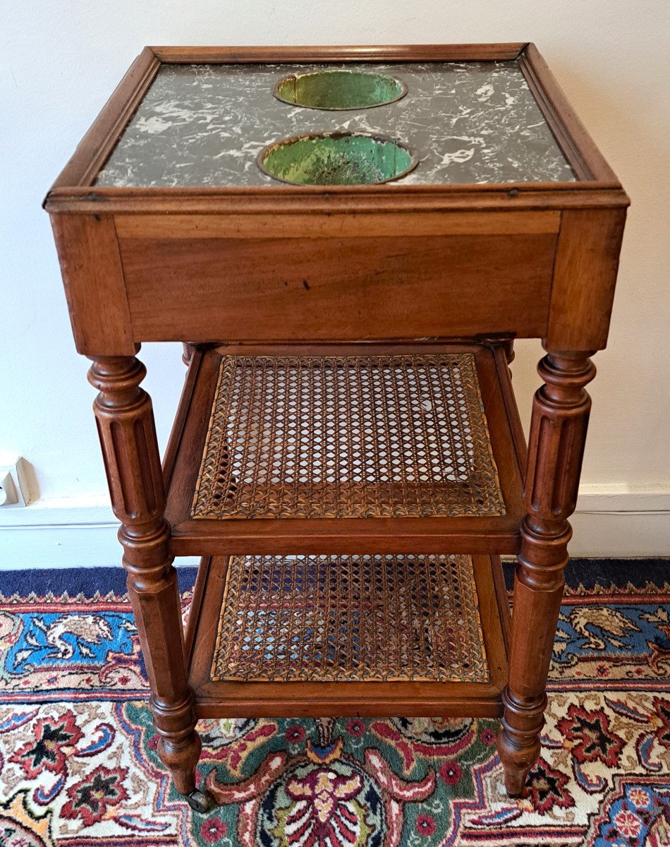 19th Century Walnut Cooler Table-photo-4