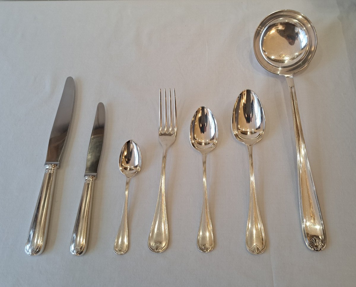 Christofle – Cutlery Set – Marot Model-photo-3