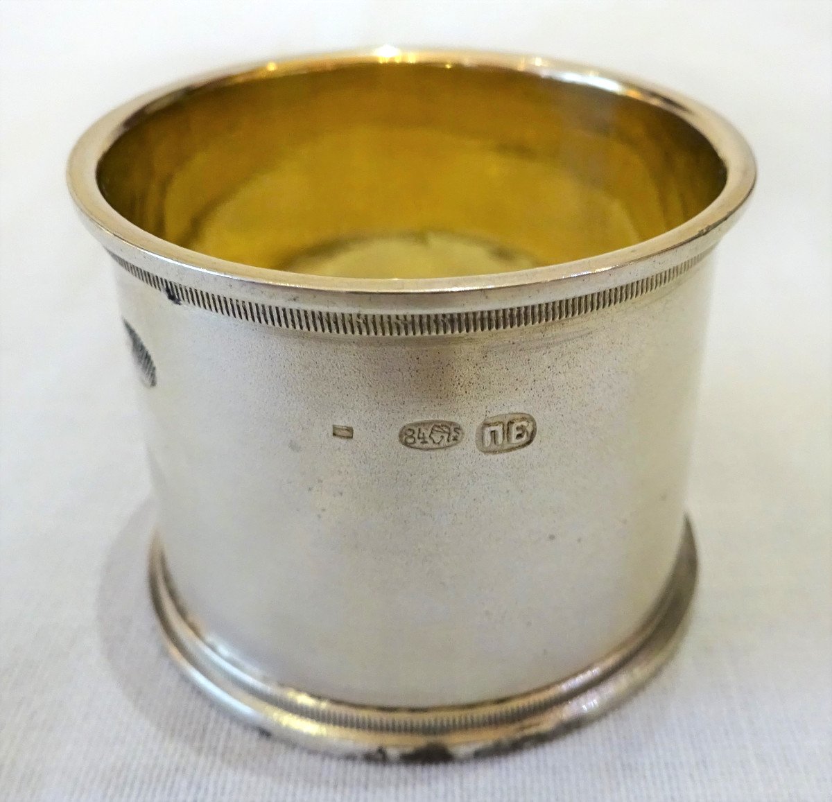 Russian Sterling Silver Napkin Ring Circa 1900-photo-4