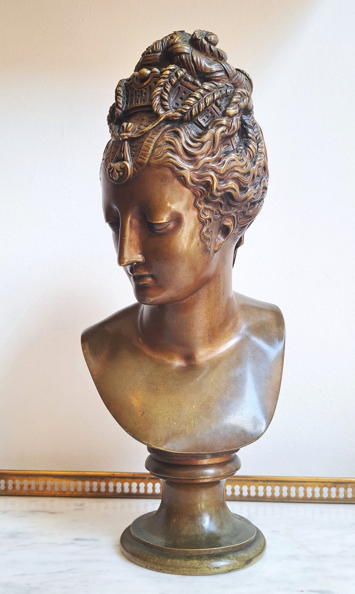 After Jean Goujon – Bronze By Diane De Poitiers