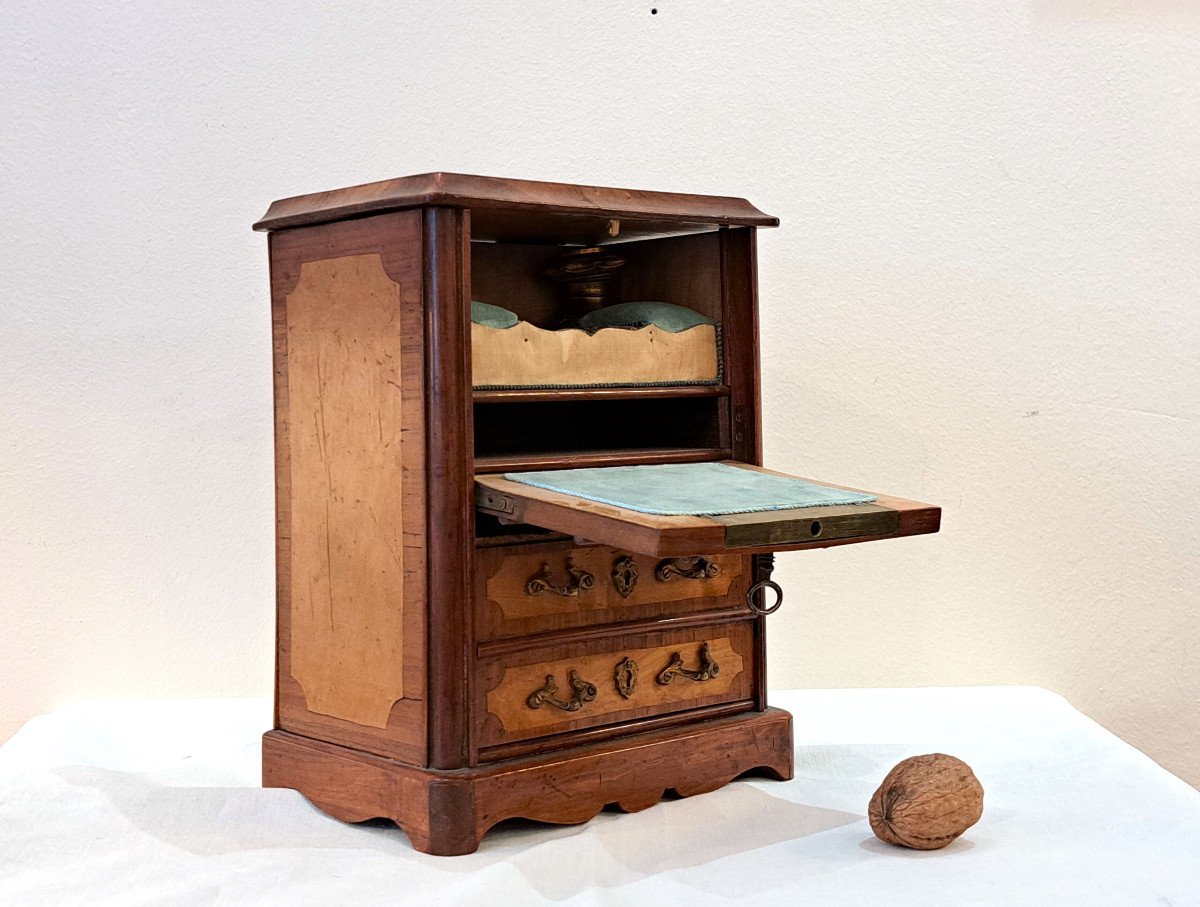 19th Century  Miniature Furniture Jewelry Box