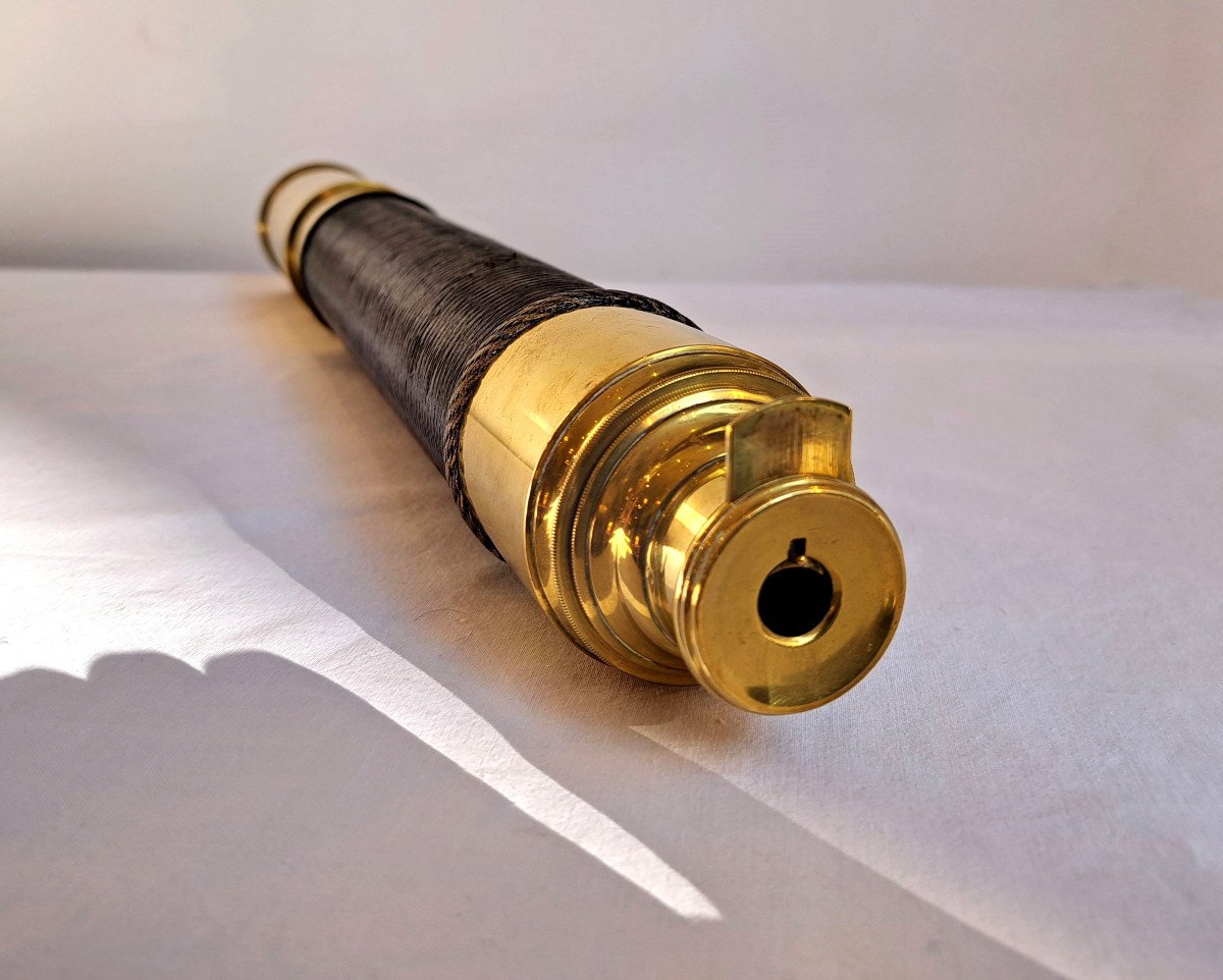 19th Century Brass Marine Telescope-photo-4