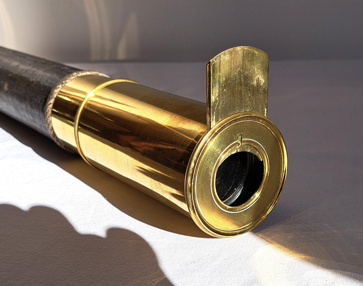 19th Century Brass Marine Telescope-photo-2