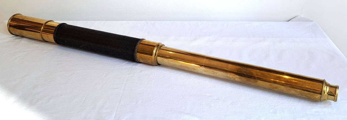 19th Century Brass Marine Telescope