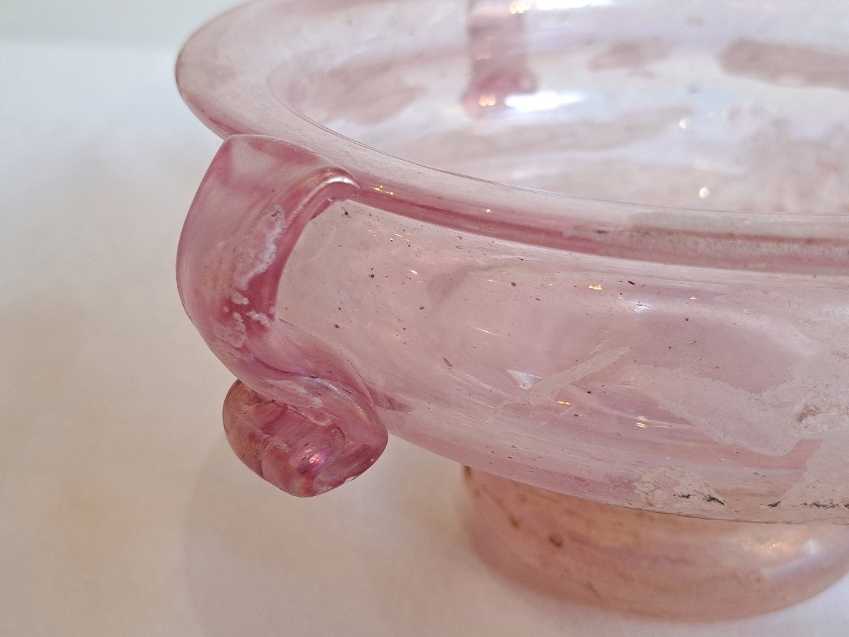 Murano – Pink Glass Cup “a Scavo”-photo-4