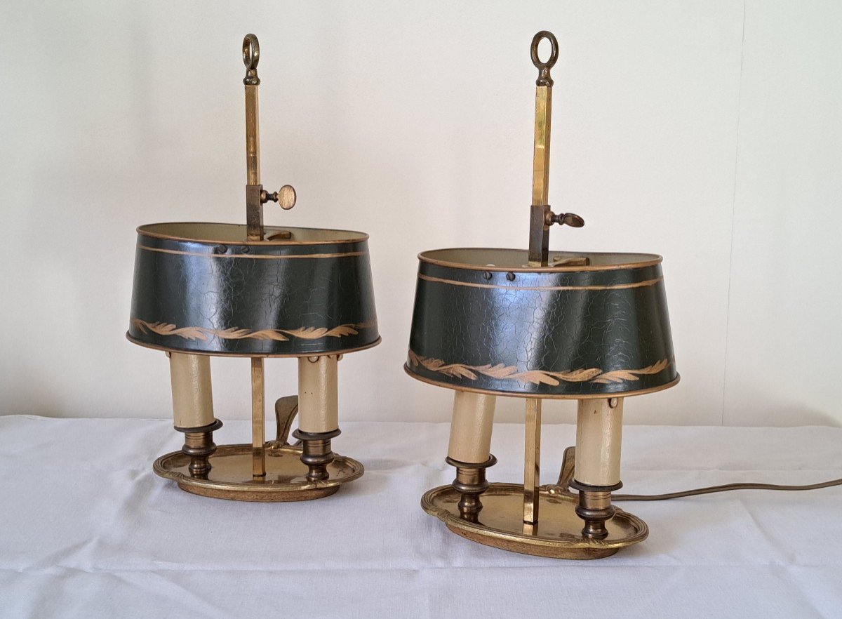 Pair Of Small Hot Water Bottle Lamps-photo-4