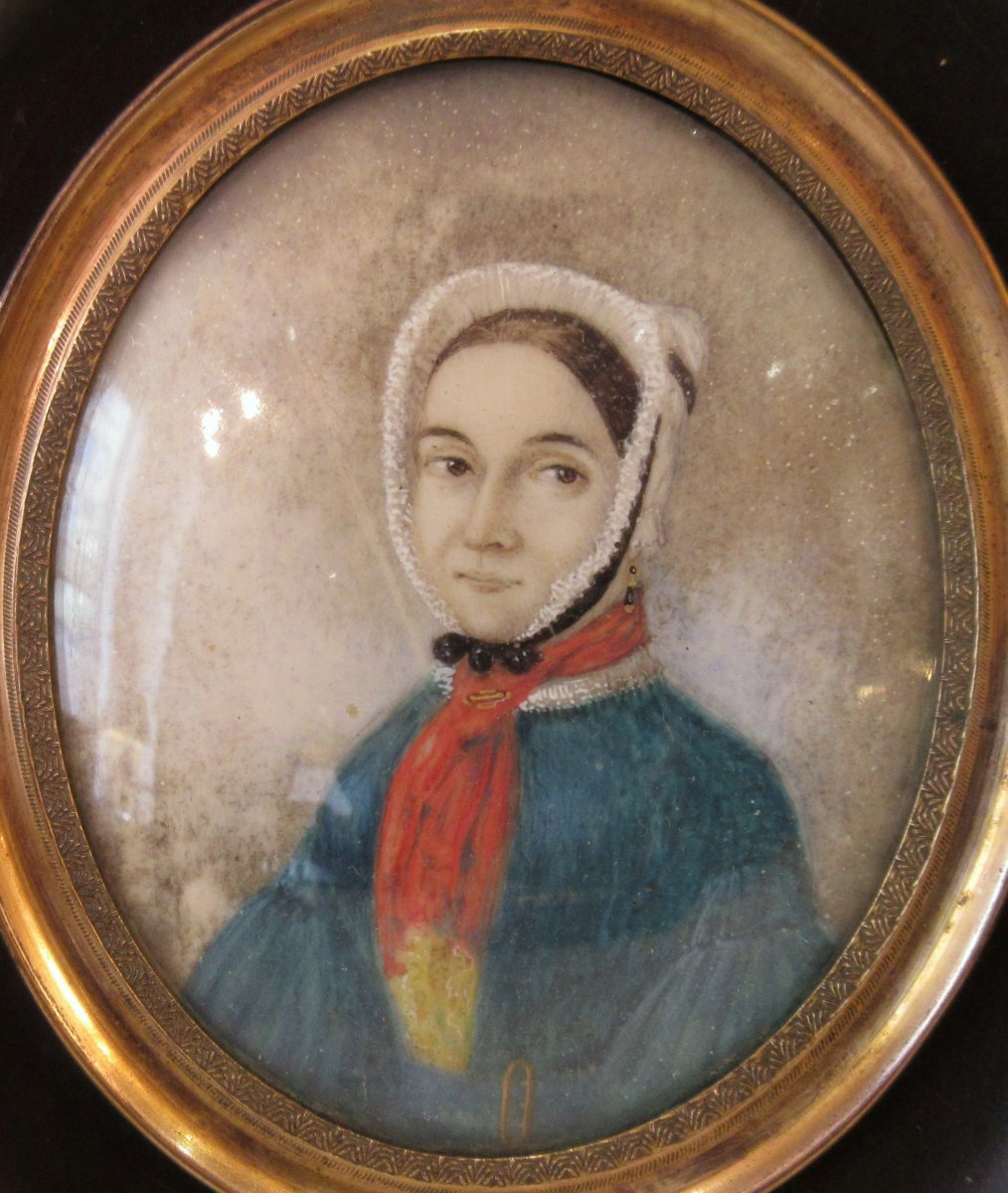 Miniature - Portrait De Femme à La Coiffe-photo-2