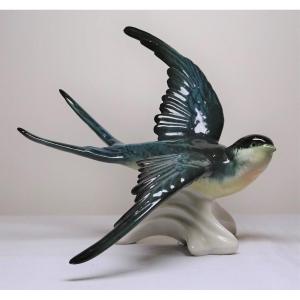 Karl Ens German Porcelain Swallow Bird 