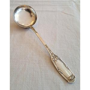 Cream Spoon Ladle In Sterling Silver Alphonse Debain