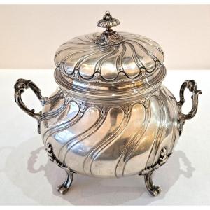 19th Century Silver Sugar Bowl 