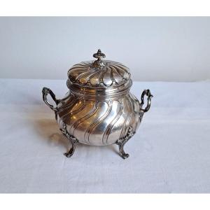 19th Century Silver Sugar Bowl 