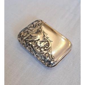 Pyrogenic Art Nouveau Silver Matchbox