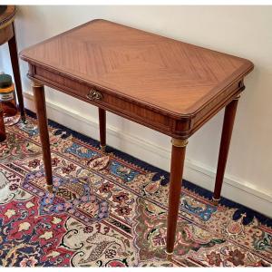 Louis XVI Style Mahogany Writing Desk Table