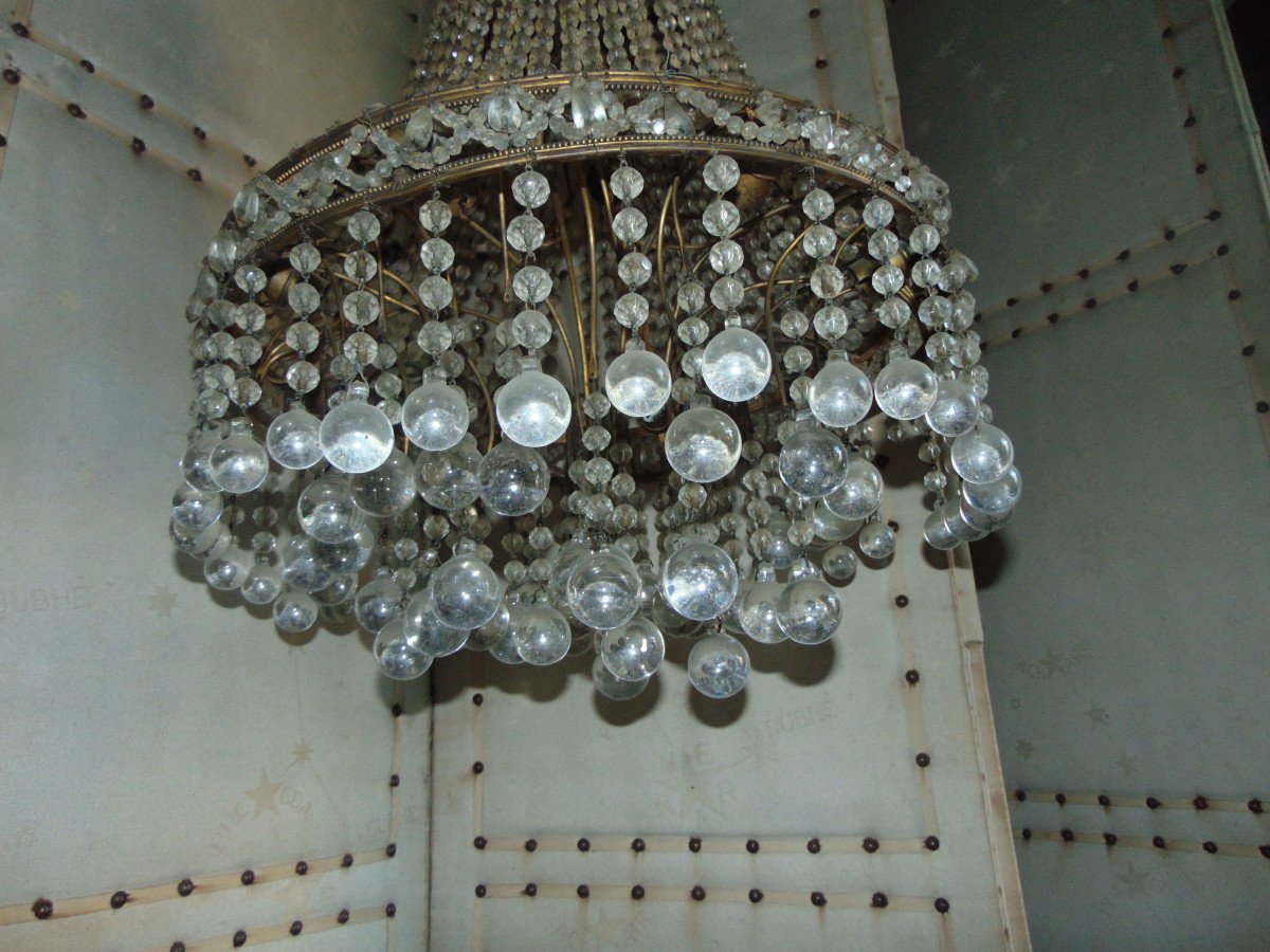Early 20th Century Chandelier - In The Spirit Of Maison Baguès-photo-2