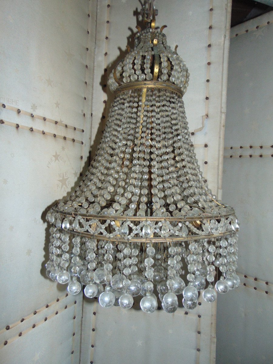 Early 20th Century Chandelier - In The Spirit Of Maison Baguès
