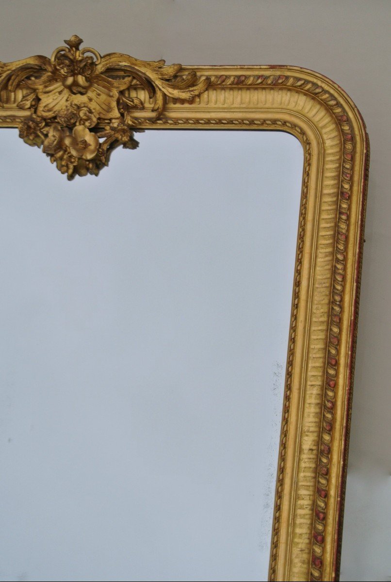 Large XIXth Mirror-photo-3