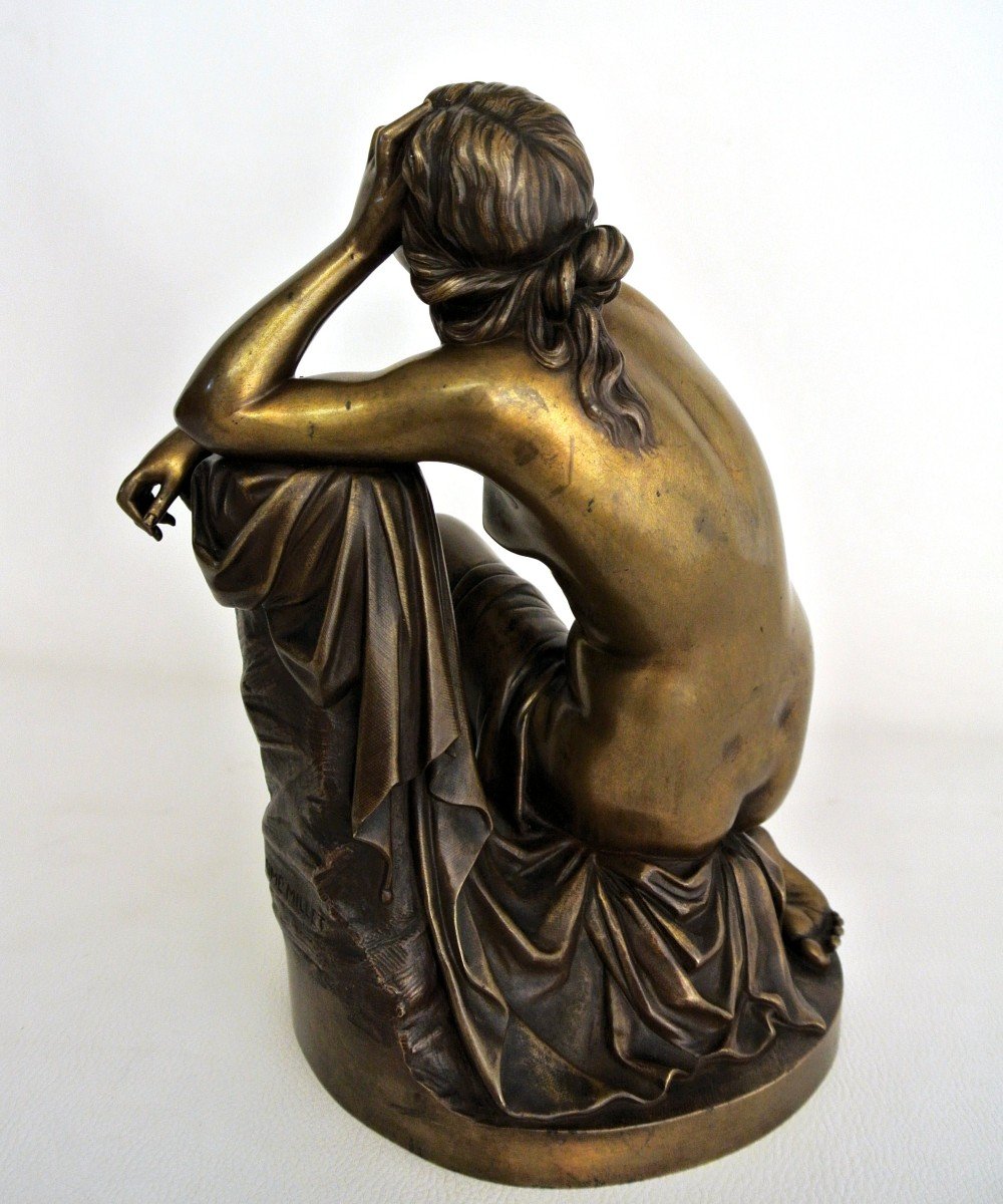 Ariane Abandoned, Bronze By Aimé Millet-photo-4