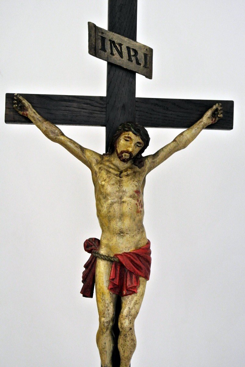 Christ en bois sculpté-photo-1