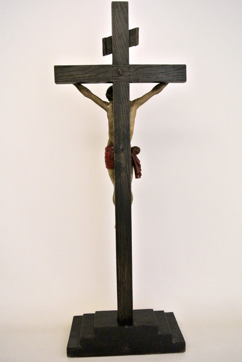 Christ en bois sculpté-photo-7