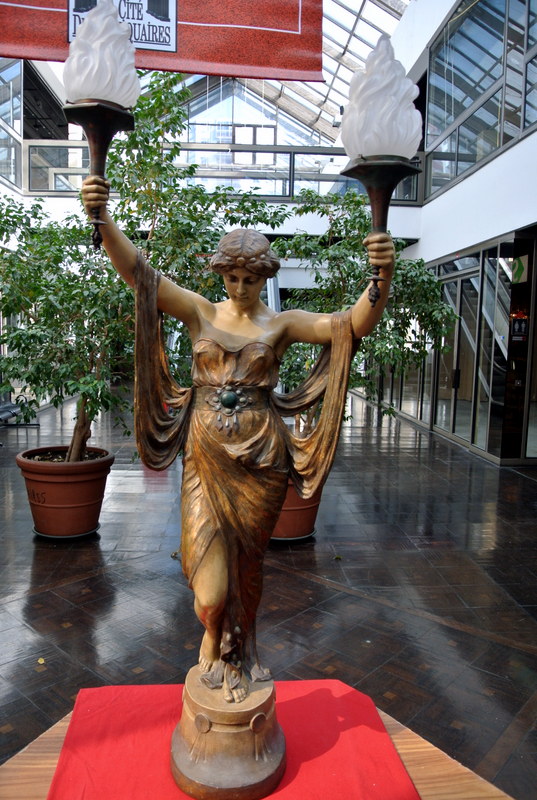 Terracotta Statue Art-nouveau Era Of Goldscheider-photo-4