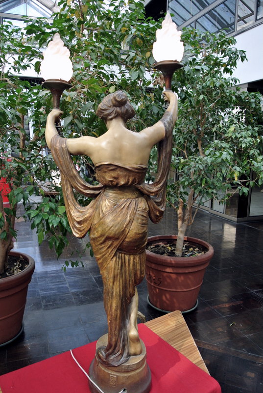 Terracotta Statue Art-nouveau Era Of Goldscheider-photo-5