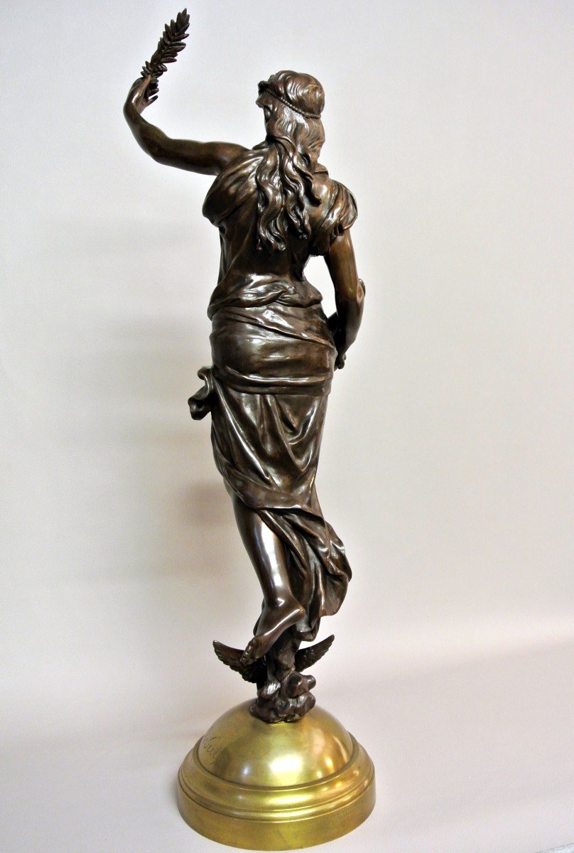 "la Fortune" Didier Debut, 19th Century Bronze-photo-2