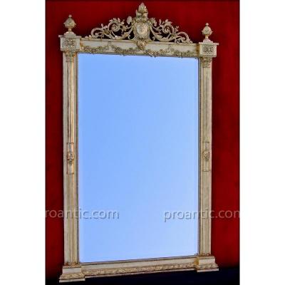 Miroir à Demi-colonnes 183 X 109