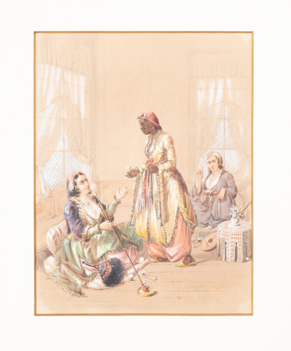 Femmes Turques, Giovanni Jean Brindesi (1826 – 1888)