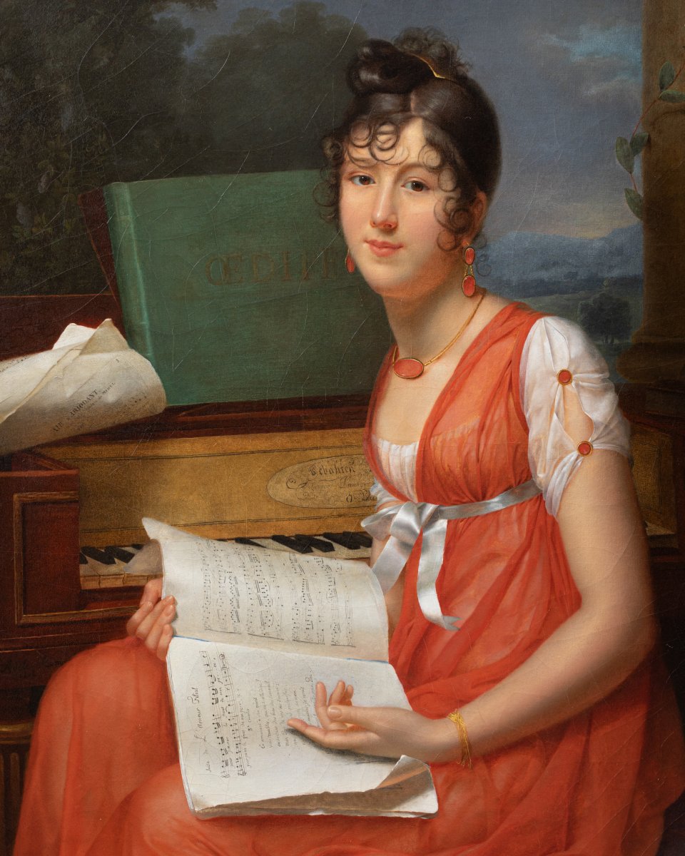 Adèle Romany (1769 – 1846),  Portrait de  Melle Thevenet de Montgarrel-photo-2