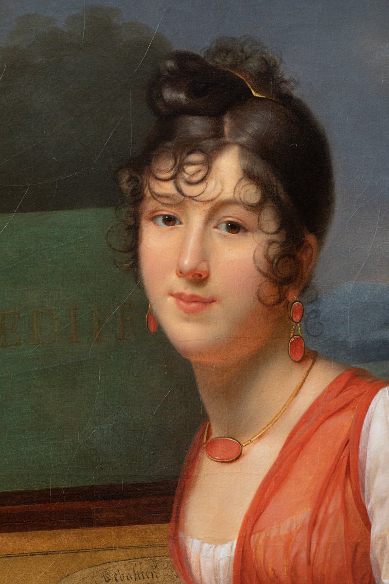 Adèle Romany (1769 – 1846),  Portrait de  Melle Thevenet de Montgarrel-photo-3