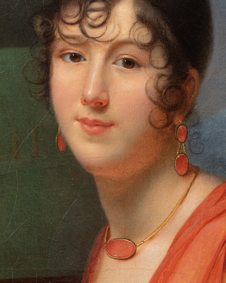 Adèle Romany (1769 – 1846),  Portrait de  Melle Thevenet de Montgarrel-photo-1