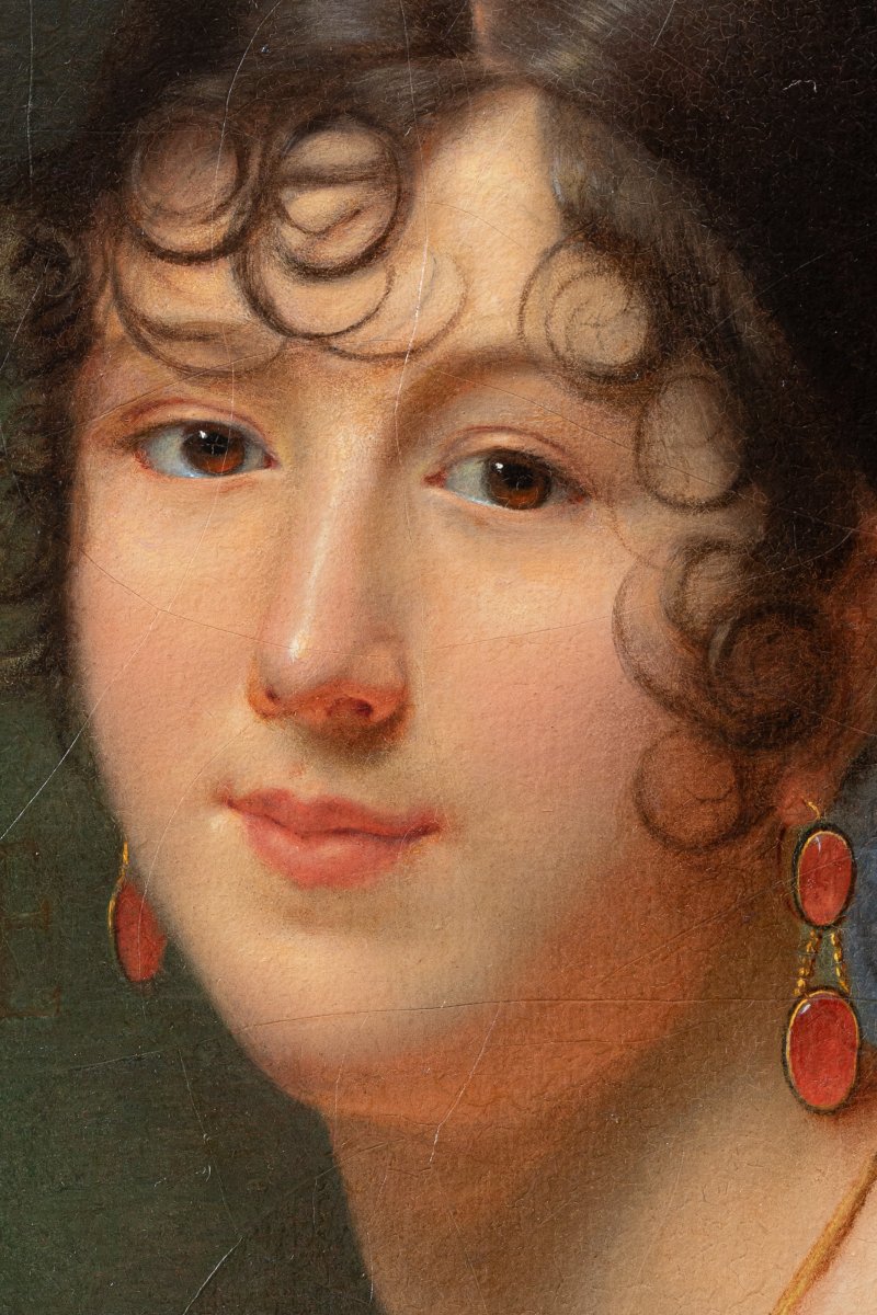 Adèle Romany (1769 – 1846),  Portrait de  Melle Thevenet de Montgarrel-photo-7