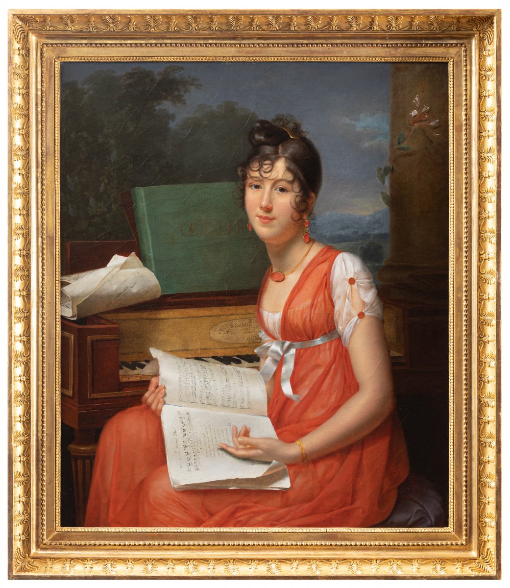 Adèle Romany (1769 – 1846),  Portrait de  Melle Thevenet de Montgarrel