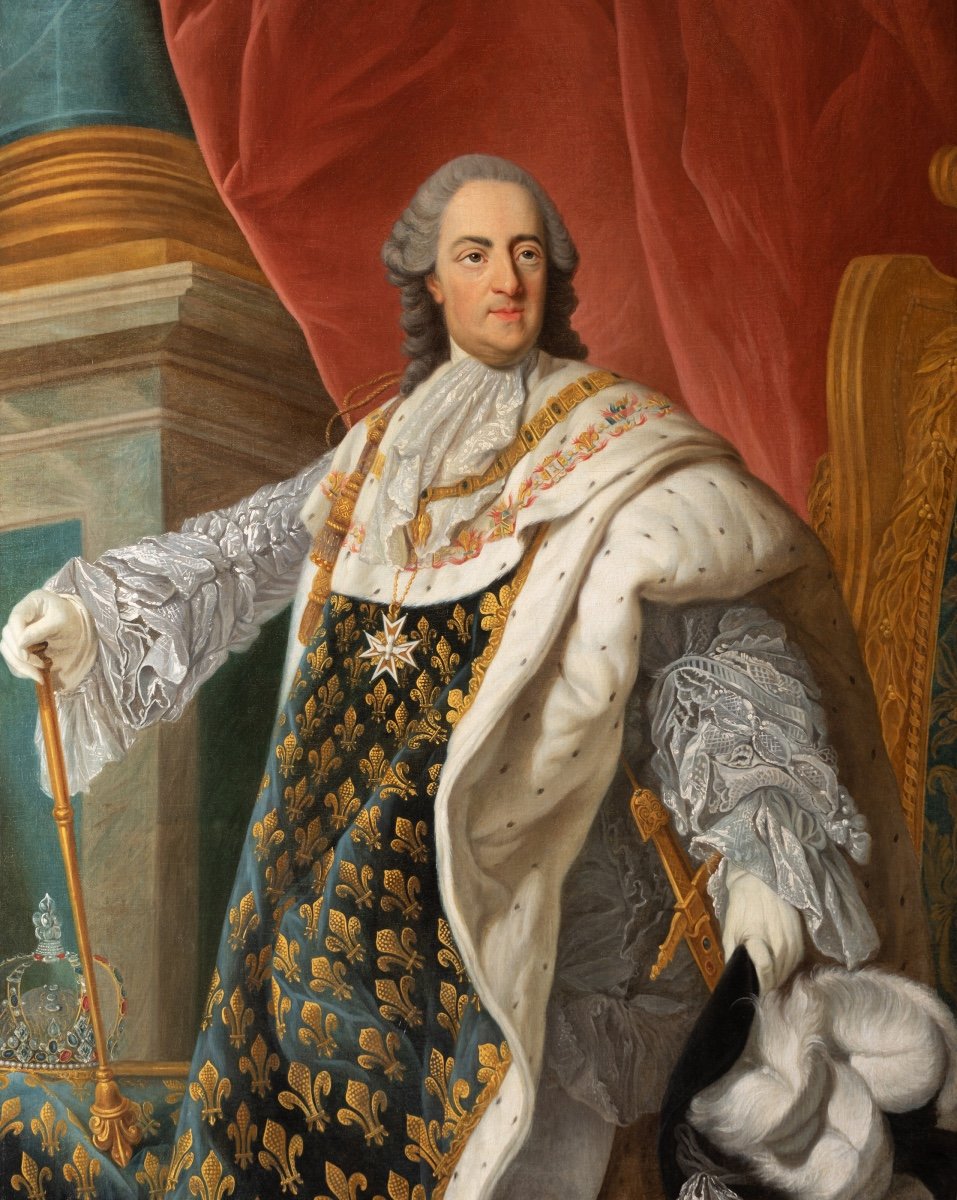 Portrait de Louis XV en tenue de Sacre-photo-1