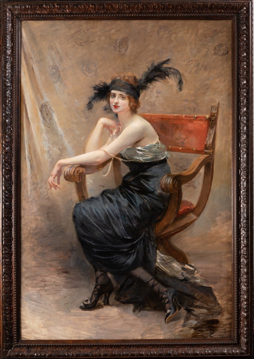 Madeleine Lemaire Le Portrait Moderne Ou Portrait Présumé D’anna De Noailles, C. 1914-photo-5