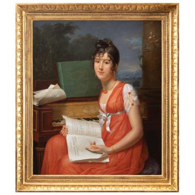 Adèle Romany (1769 – 1846),  Portrait de  Melle Thevenet de Montgarrel