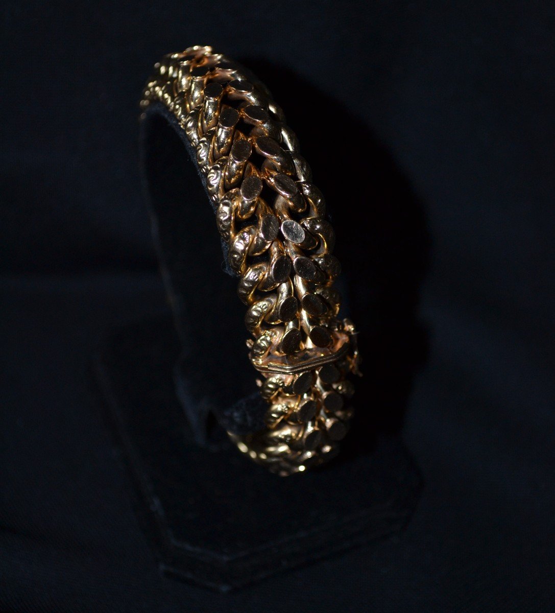 American Mesh Bracelet Gold 18 Carats - 36g-photo-4