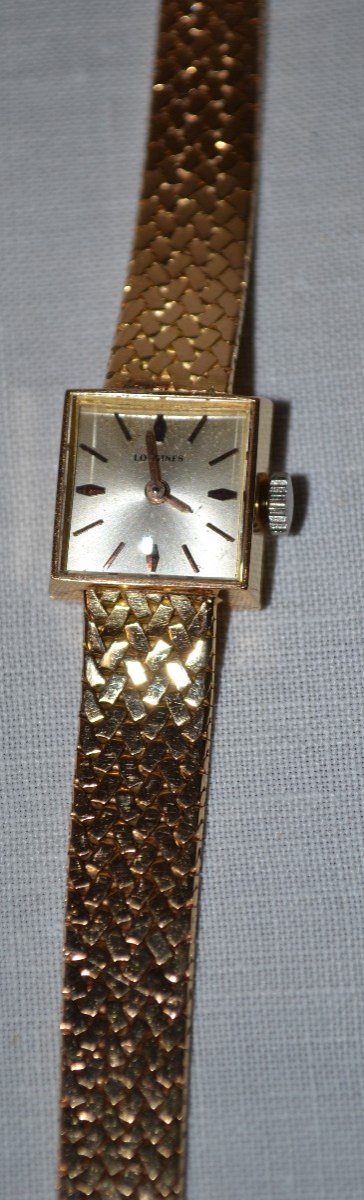 Longines Women's Watch In 18k Gold-photo-2